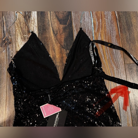 Black Sexy Sequin Mini Dress, by Pretty Little Thing - Picture 10 of 10